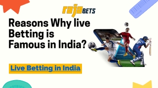 Reasons Why live Betting is Famous in India?