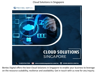Cloud Solutions in Singapore
