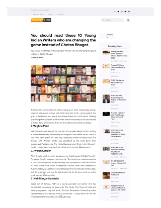 You should read these 10 Young Indian Writers who are changing the game instead