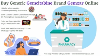 Is Gemcitabine a Generic drug