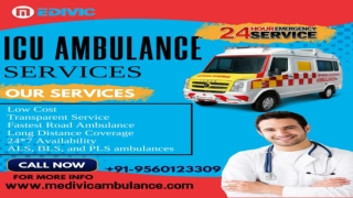 Medivic Ambulance Service in Ranchi and Kolkata: 24hrs Available