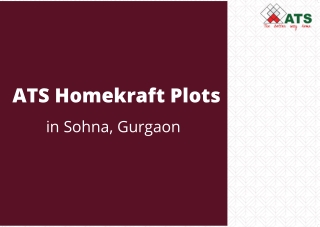 ATS Plots Sohna Gurgaon | Any Dream Is Achievable When the Foundation Is Strong