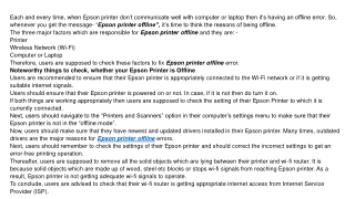 Why your epson printer is offline and how to fix it_hp_printer_offline