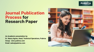 Journal Publication Process for Research Paper – Pubrica