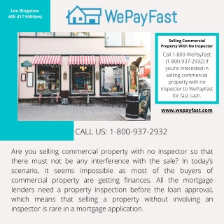 Selling Commercial Property with no Inspector  We Pay Fast - PDF (1)