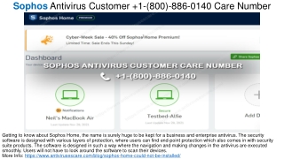 +1(888) 324-5552 Sophos Technical  Support