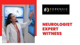 Neurologist expert witness