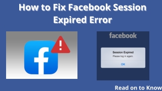 How to Fix Facebook Session Expired Error