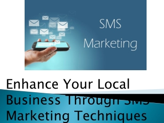 SMS marketing