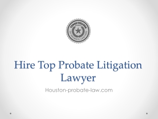 Hire Top Probate Litigation Lawyer - Houston-probate-law.com