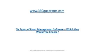Six Types of Event Management Software – Which One Would You Choose