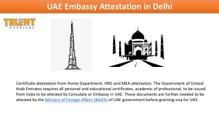 How to get UAE Embassy Attestation in Delhi?