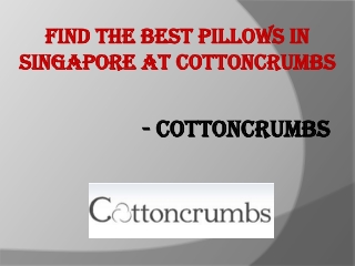 Best Pillows in Singapore