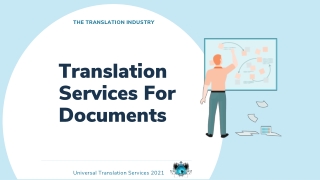 Translation Services for Documents