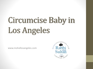 Circumcise Baby in Los Angeles
