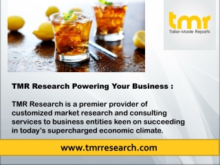 Iced Tea Market: Growth Drivers and Key Players