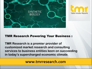 Synthetic Biology Market: Key Trends and Scope