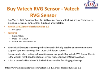 Buy Vatech RVG Sensor - Vatech RVG Sensor