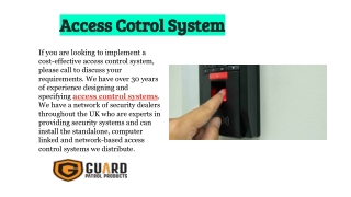 Why Do You Need the Best Access Control System?