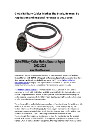Global Military Cables Market Research Report 2022-2026