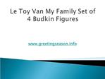 Le Toy Van My Family Set of 4 Budkin Figures