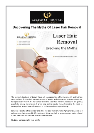 Uncovering The Myths Of Laser Hair Removal