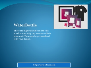 Custom water bottles