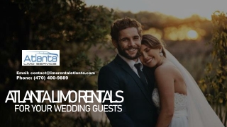 Atlanta Limo Rentals for Your Wedding Guests