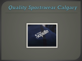 Quality Sportswear Calgary