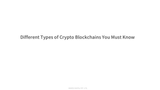 Different types of crypto blockchains you must know - WazirX