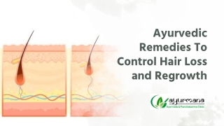 Ayurvedic Remedies To Control Hair Loss and Regrowth