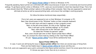 Why your epson printer is offline and how to fix it_hp_printer_offline