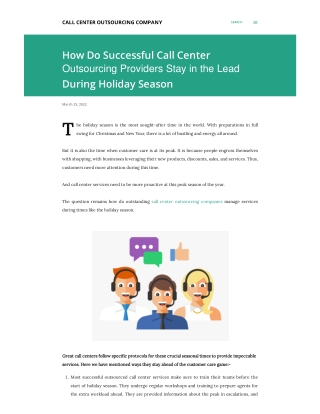 How-Do-Successful-Call-Center-Outsourcing-Providers-Stay-in-the-Lead-During-Holiday-Season