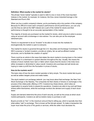 What Is the Stock Market and How Does It Work_