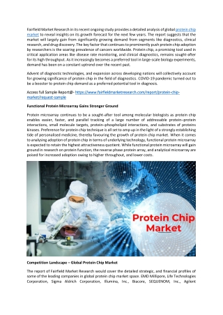 Protein Chip Market