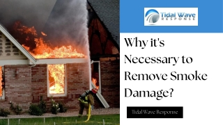 Why it's Necessary to Remove Smoke Damage in Atlanta