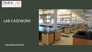 Get best Lab Casework for lab design at Omni Lab Solution