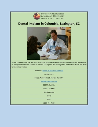 Dental Implant in Columbia