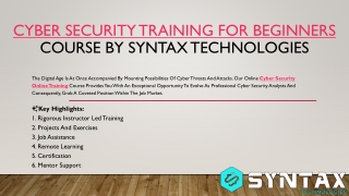 cyber security training for beginners