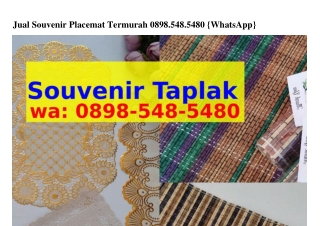 Jual Souvenir Placemat Termurah