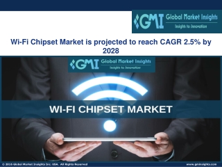 Wi-Fi chipset market Size 2022 - Industry Trends Report to 2028