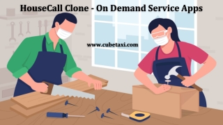 HouseCall Clone On Demand Service Apps