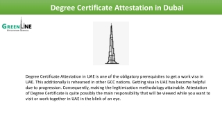 How to get Degree Certificate Attestation in Dubai?