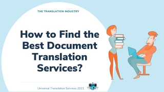 Document Translation Services