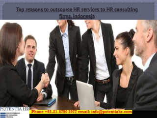 Top reasons to outsource HR services to HR consulting firms, Indonesia