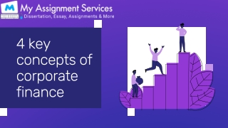 4 key concepts of corporate finance