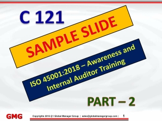 ISO 45001 Awareness and Auditor Training Kit