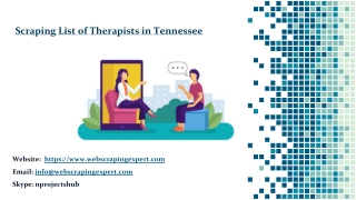 Scraping List of Therapists in Tennessee