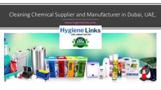 Cleaning Chemical Supplier and Manufacturer in Dubai, UAE,_