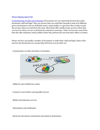 Remote Online Notary Services